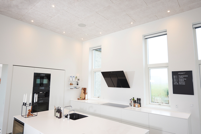 Träbetong EXTRAFIN Vit 25 x 600 x 1200 mm Fibrotech